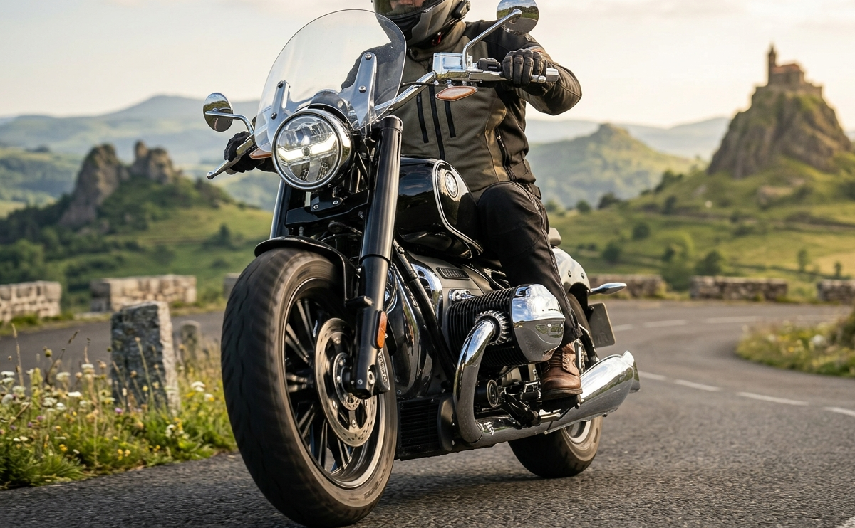 Motards sur la route des Vosges